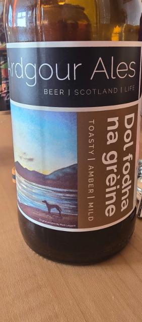 Dol fodha na grèine 2.8%, Ardgour Ales, Scotland