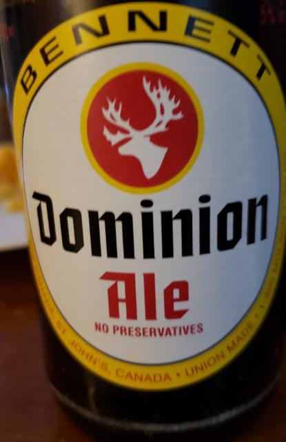 Dominion Ale 5.0%, Molson Coors, Canada