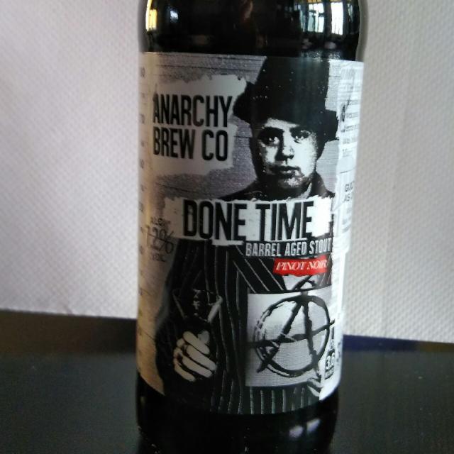 Done Time 7.2%, Anarchy Brew Co., England