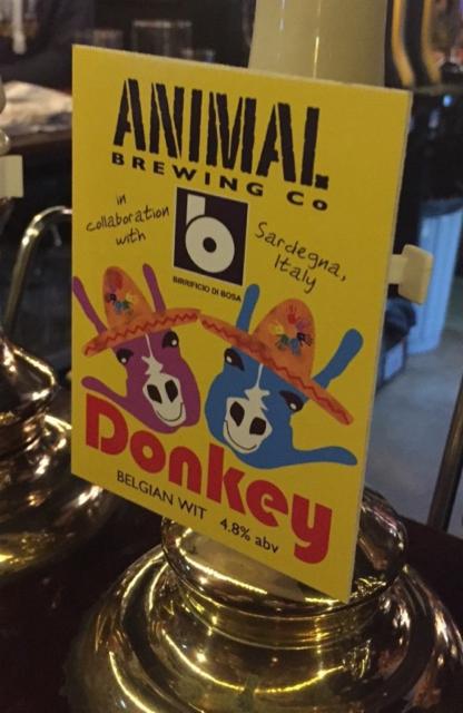 Donkey 4.8%, Animal Brewing Co., England