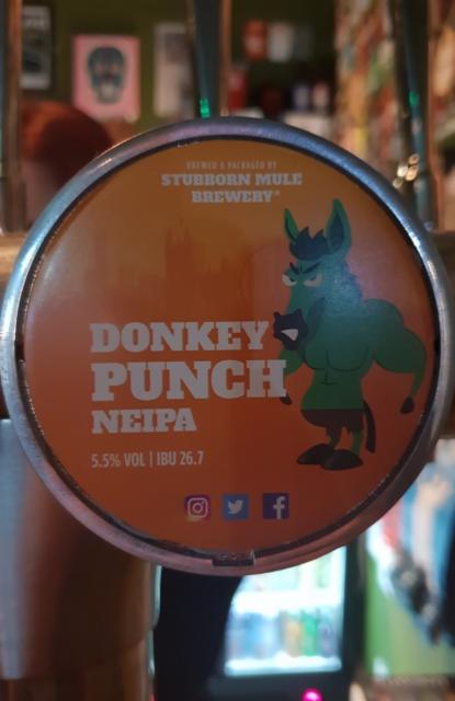 Donkey Punch 5.5%, Stubborn Mule Brewery, England