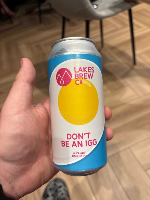 Don't be an igg 6.5%, Lakes Brew Co., England