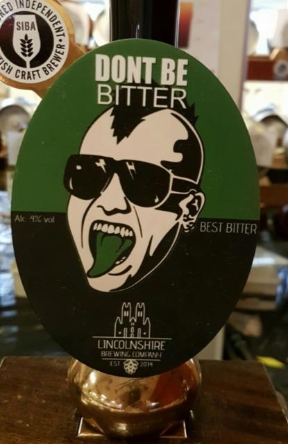 Dont Be Bitter 4.0%, Lincolnshire Brewing Company, England