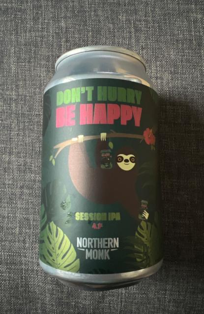Don't Hurry Be Happy 4.1%, Northern Monk Brew Co., England