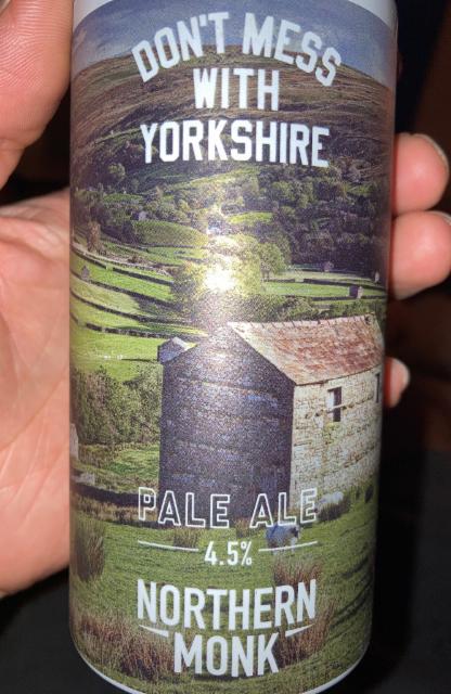 Don't Mess with Yorkshire Pale Ale 4.5%, Northern Monk Brew Co., England