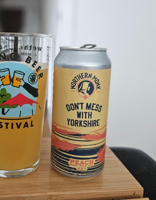 Don't Mess With Yorkshire Peach 4.5%, Northern Monk Brew Co., England