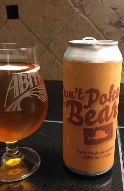 Don't Poke the Bear Imperial Honey Blonde 8.0%, Sailfish Brewing Company, United States