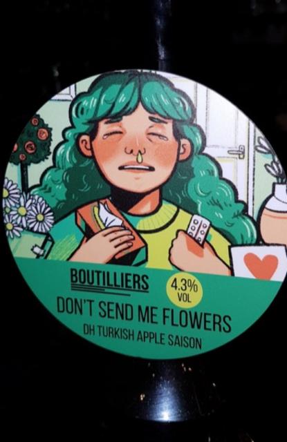 Don't Send Me Flowers 4.3%, Boutilliers Ltd, England