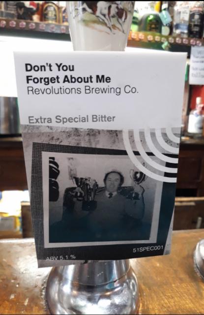 Don't You Forget About Me 5.1%, Revolutions Brewing, England