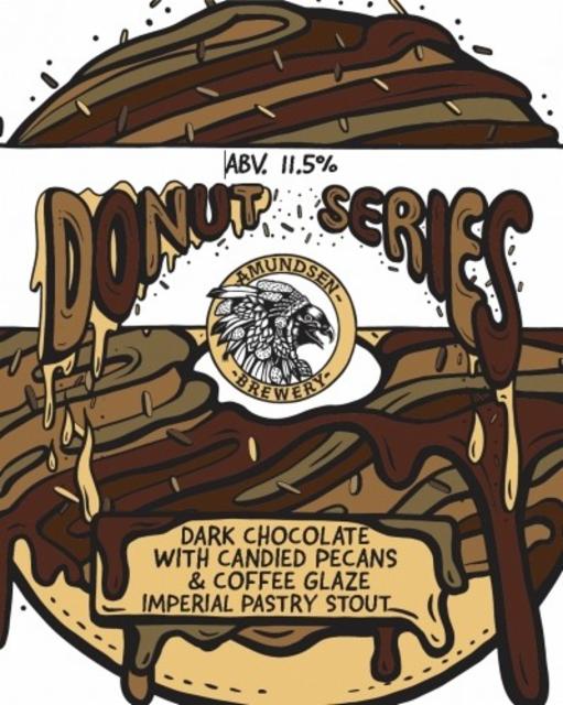 Donut Series - Dark Chocolate With Candied Pecans & Coffee Glaze 11.5%, Amundsen Bryggeri, Norway