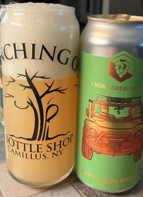 Dope Down Under 7.2%, 3 Sons Brewing Company, United States