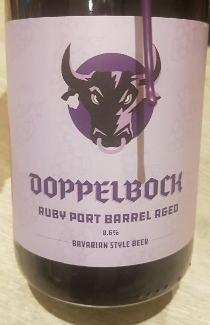 doppelboch ruby port barrel brew 8.5%, Old Dairy Brewery, England