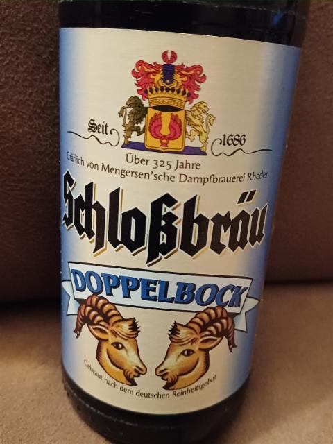 Doppelbock 7.3%, Schloßbrauerei Rheder, Germany