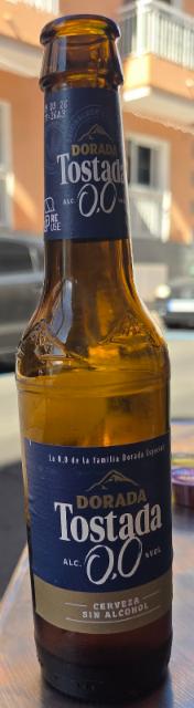 Dorada Tostada 0,0 %, Compañia Cervecera de Canarias (SABMiller), Spain
