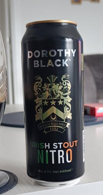 Dorothy Black Irish Nitro Stout 4.1%, Dundalk Bay Brewery, Ireland