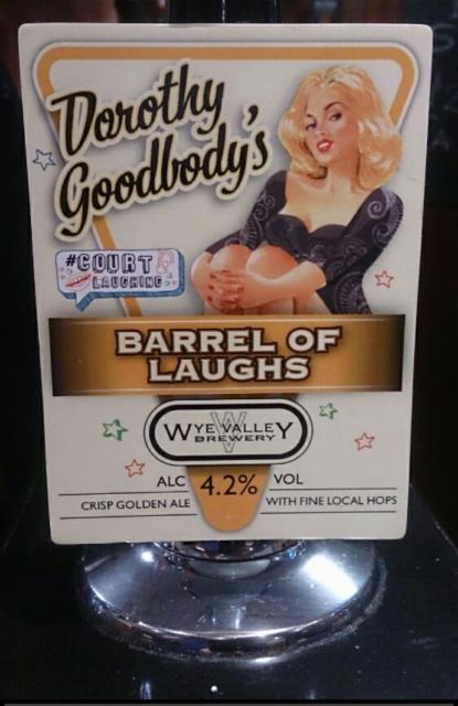 Dorothy Goodbody's Barrel Of Laughs 4.2%, Wye Valley Brewery Limited, England