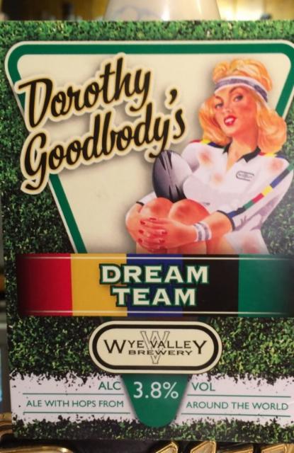 Dorothy Goodbody's Dream Team 3.8%, Wye Valley Brewery Limited, England