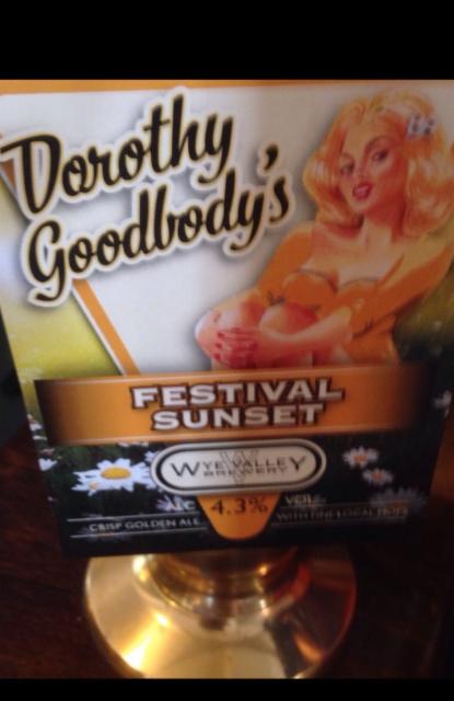 Dorothy Goodbody's Festival Sunset 4.3%, Wye Valley Brewery Limited, England