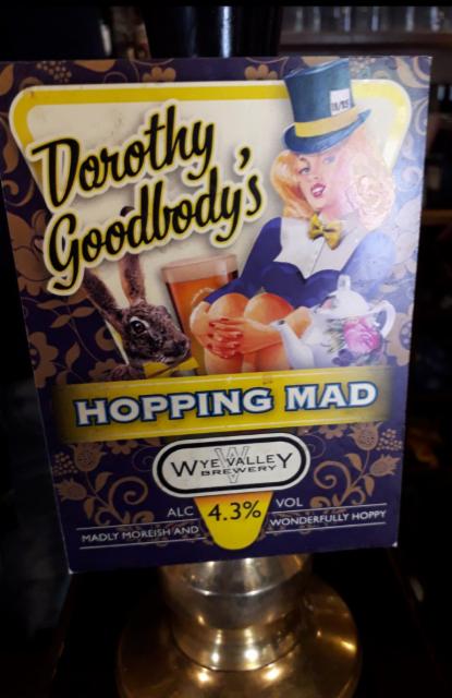 Dorothy Goodbody's Hopping Mad 4.3%, Wye Valley Brewery Limited, England