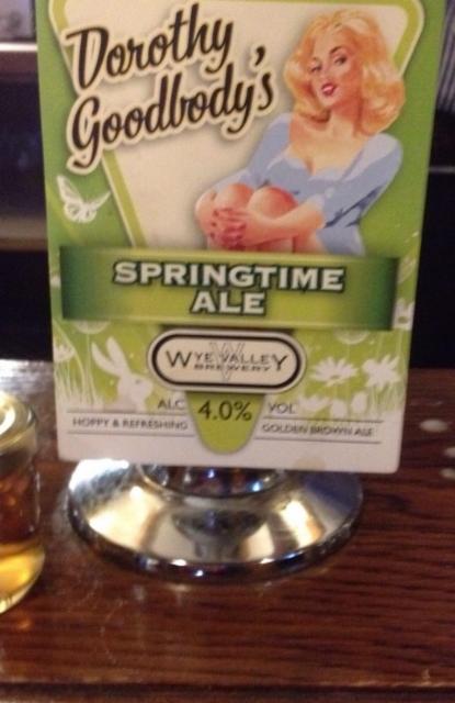Dorothy Goodbody's Springtime Ale 4.0%, Wye Valley Brewery Limited, England