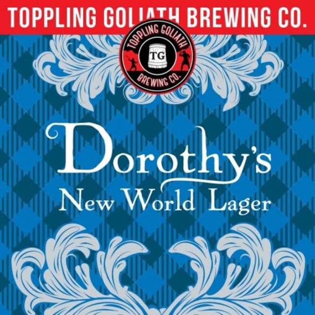 Dorothy's New World Lager 5.5%, Toppling Goliath Brewing Co., United States