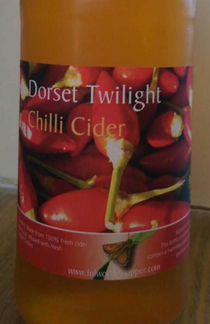 Dorset Twilight Chilli Cider 6.5%, Lulworth Skipper Dorset Cider, England