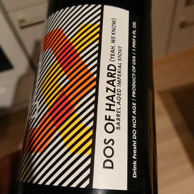 Dos of Hazard (2017) 11.5%, Against the Grain Brewery, United States