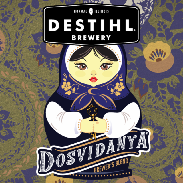 Dosvidanya Brewer's Blend (2020) 14.0%, Destihl Brewery, United States