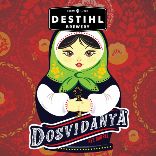 Dosvidanya Rye Barrel (2021) 13.6%, Destihl Brewery, United States