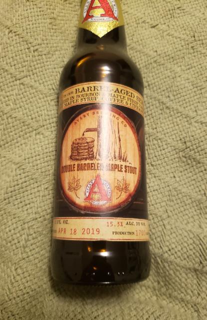 Double Barreled Maple Stout 15.3%, Avery Brewing Company, United States