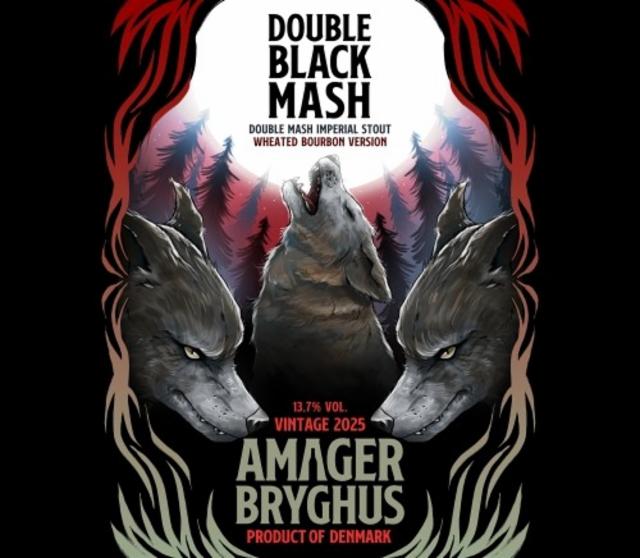 Double Black Mash 2025 Wheated Bourbon Version 13.7%, Amager Bryghus, Denmark
