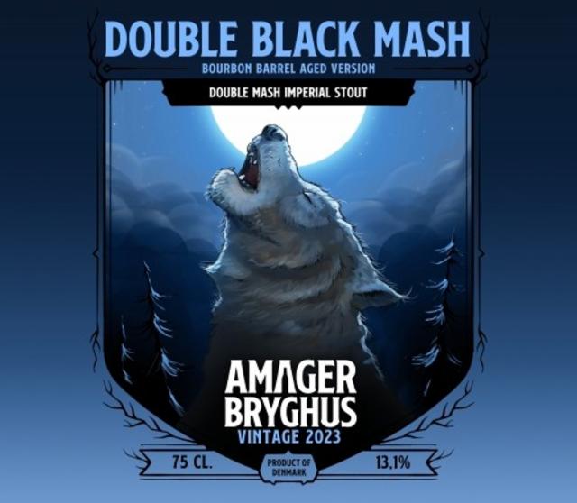 Double Black Mash Bourbon Barrel Aged Version (2023) 13.2%, Amager Bryghus, Denmark