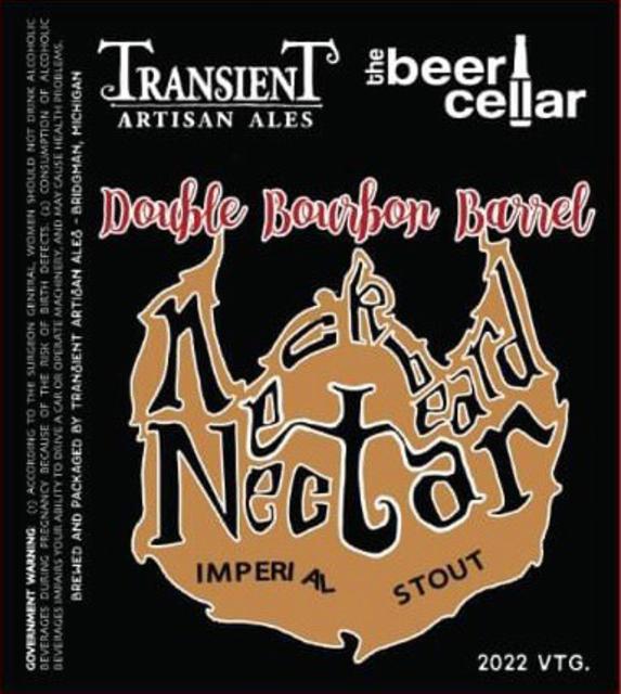 Double Bourbon Barrel Neckbeard Nectar 14.0%, Transient Artisan Ales, United States