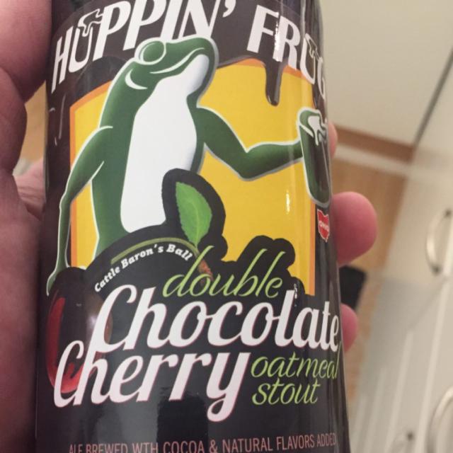 Double Chocolate Cherry Oatmeal Stout 8.0%, Hoppin' Frog Brewery, United States