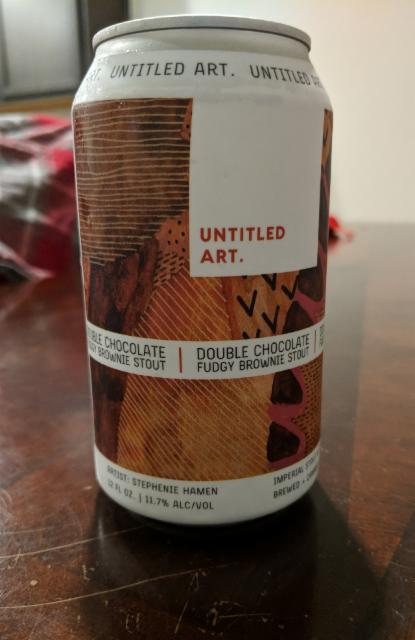 Double Chocolate Fudgy Brownie Stout 11.7%, Untitled Art, United States