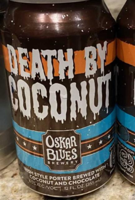 Double Death by Coconut 8.0%, Oskar Blues Brewery, United States