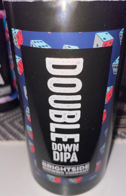 Double Down DIPA 7.3%, Brightside Brewing, England