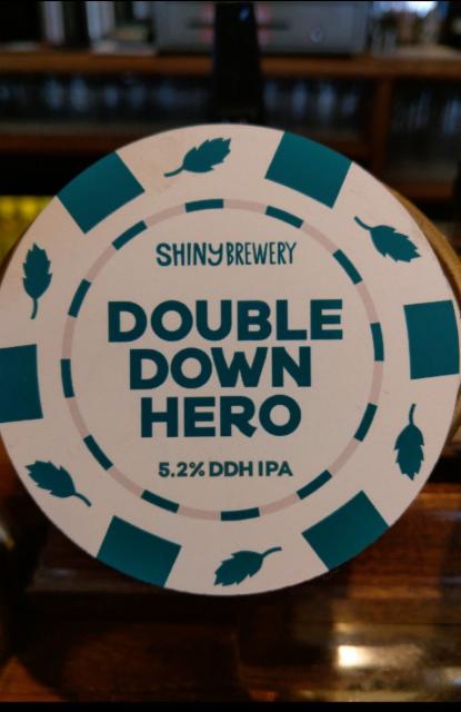 Double Down Hero 5.2%, Shiny Brewing, England