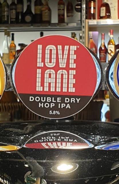 Double Dry Hop IPA 5.8%, Love Lane Brewing, England