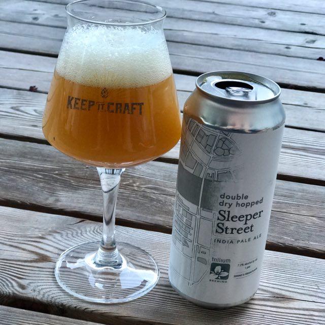 Double Dry Hopped Sleeper Street 7.2%, Trillium Brewing Company, United States
