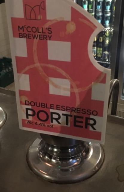 Double Espresso Porter 4.4%, McColl's Brewery, England