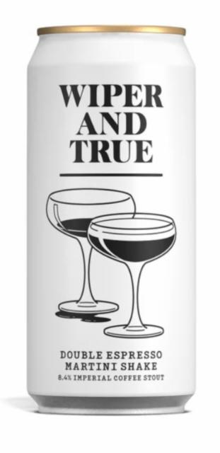 Double expresso martini shake 8.4%, Wiper and True, England