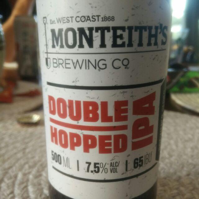 Double Hopped IPA 7.5%, Monteiths Brewing Co. (DB Breweries), New Zealand
