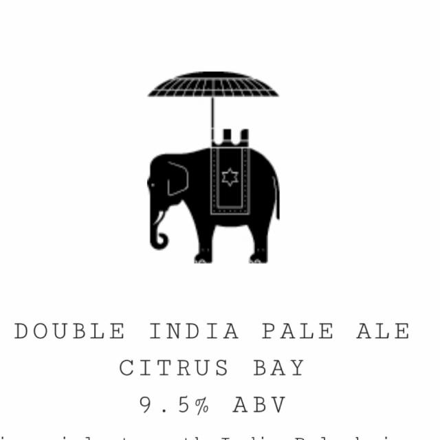 Double India Pale Ale Citrus Bay 9.5%, Wiper and True, England