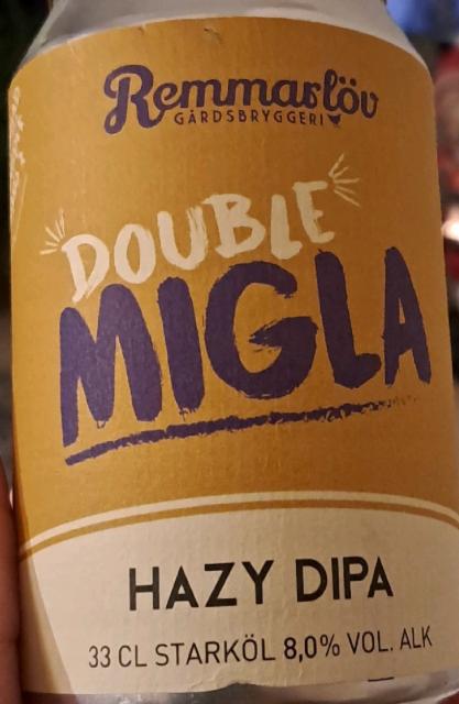 Double Migla 8.0%, Remmarlöv Gårdsbryggeri, Sweden