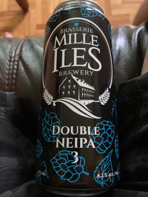 Double neipa 3 8.2%, Brasserie Mille Iles, Canada