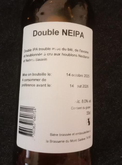 Double NEIPA, Brasserie Du Mont Salève