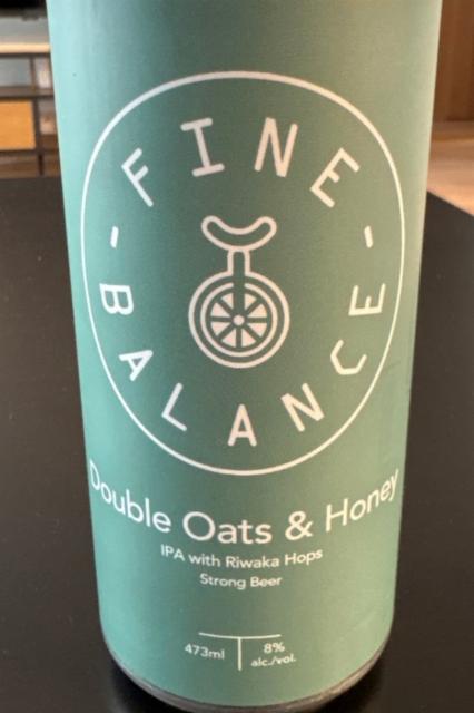 Double Oats & Honey (Riwaka) 8.0%, Fine Balance Brewing Company, Canada
