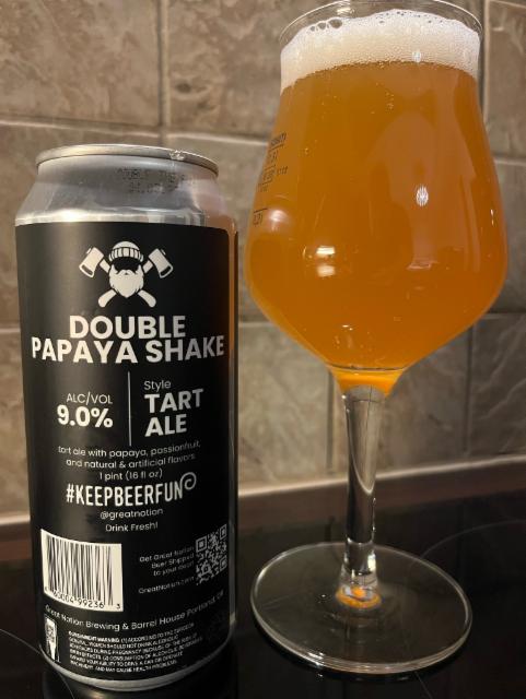 Double Papaya Shake 9.0%, Great Notion Brewing, United States