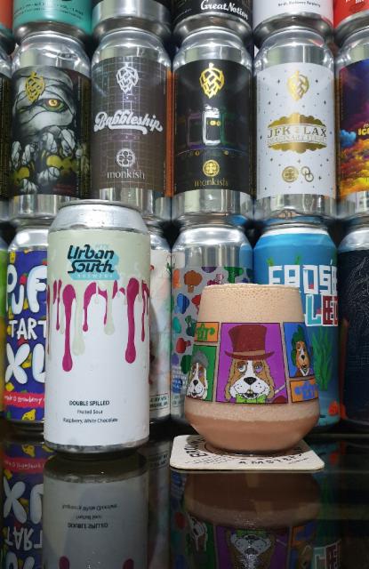 Double Spilled - Strawberry, White Chocolate 0.0%, Urban South - HTX, United States